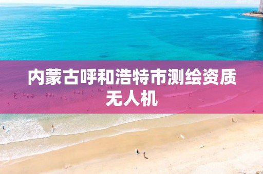 内蒙古呼和浩特市测绘资质无人机