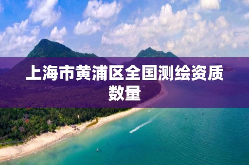 上海市黄浦区全国测绘资质数量