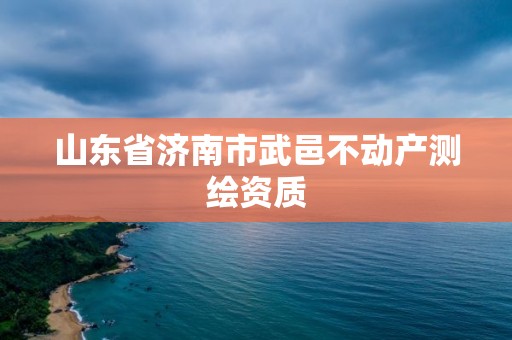 山东省济南市武邑不动产测绘资质