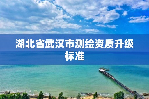 湖北省武汉市测绘资质升级标准