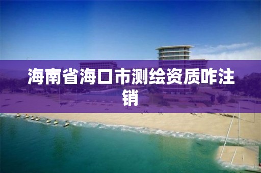 海南省海口市测绘资质咋注销