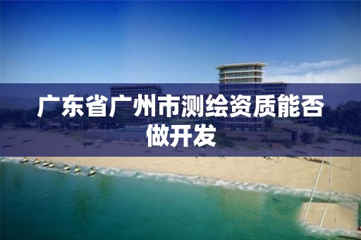 广东省广州市测绘资质能否做开发