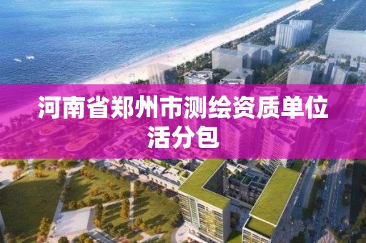 河南省郑州市测绘资质单位活分包