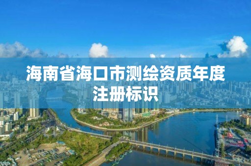 海南省海口市测绘资质年度注册标识