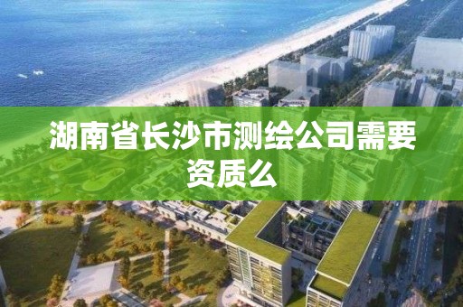 湖南省长沙市测绘公司需要资质么