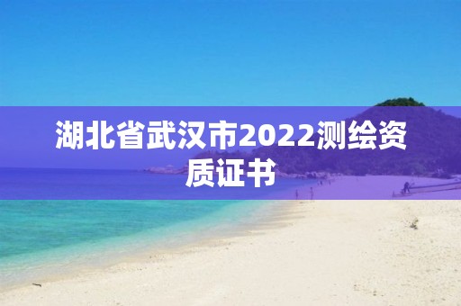 湖北省武汉市2022测绘资质证书