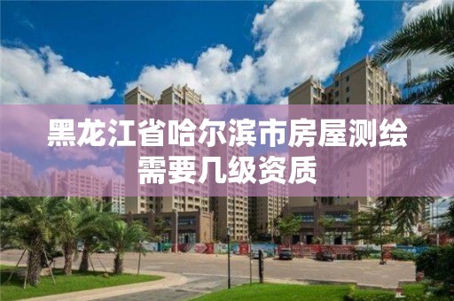 黑龙江省哈尔滨市房屋测绘需要几级资质