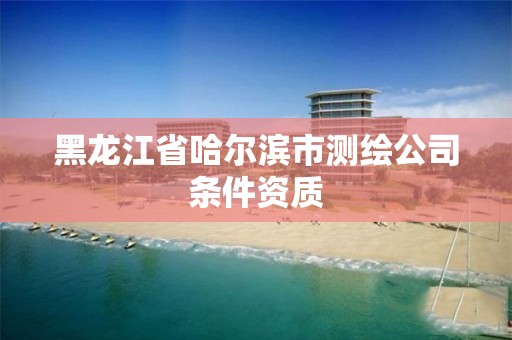 黑龙江省哈尔滨市测绘公司条件资质