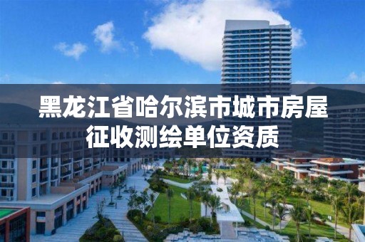 黑龙江省哈尔滨市城市房屋征收测绘单位资质