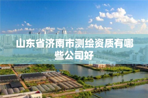 山东省济南市测绘资质有哪些公司好