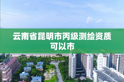 云南省昆明市丙级测绘资质可以市