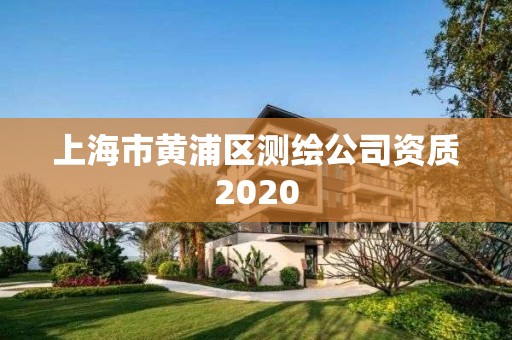 上海市黄浦区测绘公司资质2020