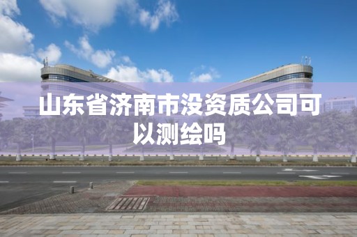 山东省济南市没资质公司可以测绘吗