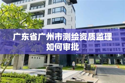 广东省广州市测绘资质监理如何审批