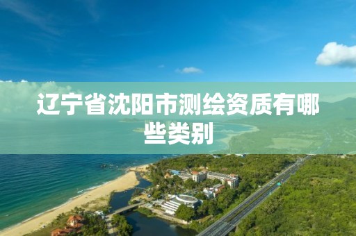 辽宁省沈阳市测绘资质有哪些类别