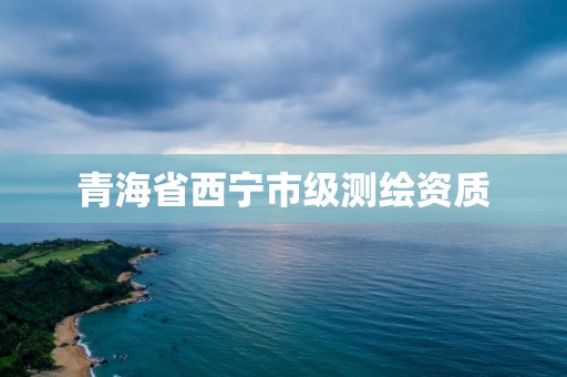 青海省西宁市级测绘资质