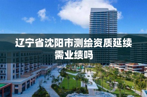 辽宁省沈阳市测绘资质延续需业绩吗