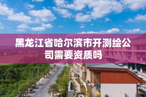 黑龙江省哈尔滨市开测绘公司需要资质吗