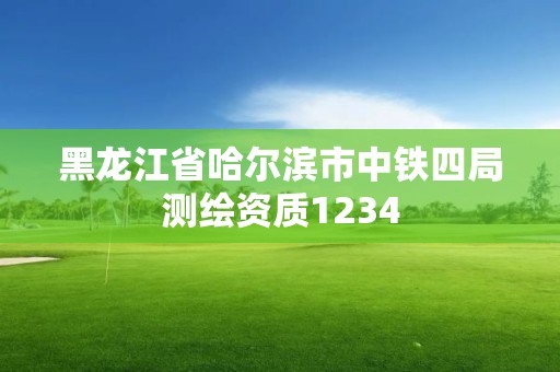 黑龙江省哈尔滨市中铁四局测绘资质1234