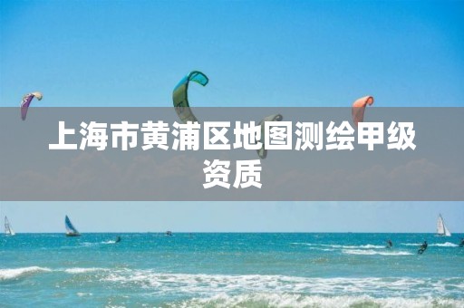 上海市黄浦区地图测绘甲级资质