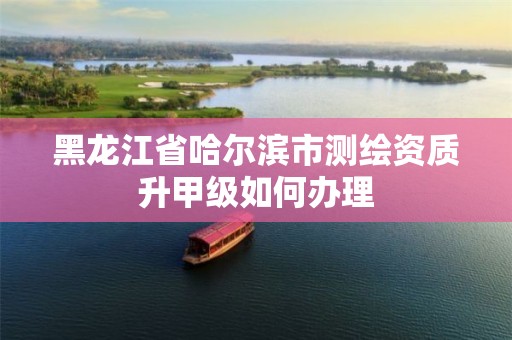 黑龙江省哈尔滨市测绘资质升甲级如何办理