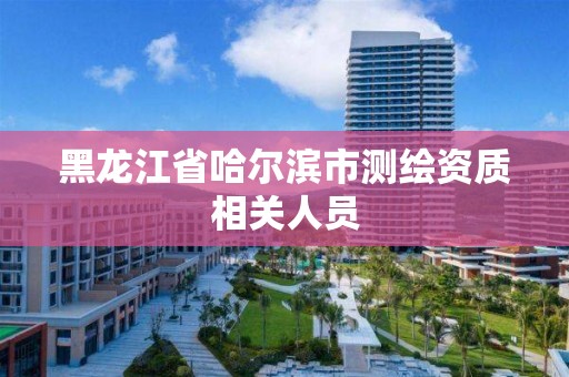 黑龙江省哈尔滨市测绘资质相关人员