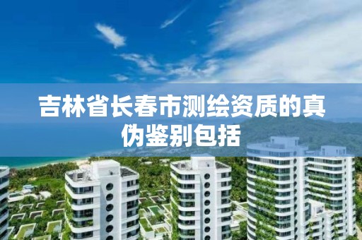 吉林省长春市测绘资质的真伪鉴别包括