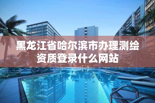 黑龙江省哈尔滨市办理测绘资质登录什么网站