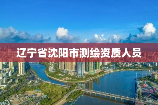 辽宁省沈阳市测绘资质人员