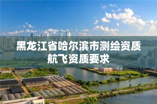 黑龙江省哈尔滨市测绘资质航飞资质要求