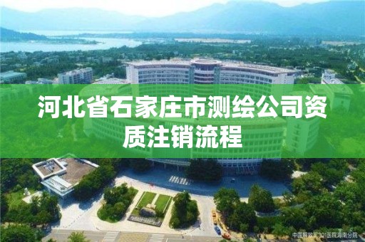 河北省石家庄市测绘公司资质注销流程