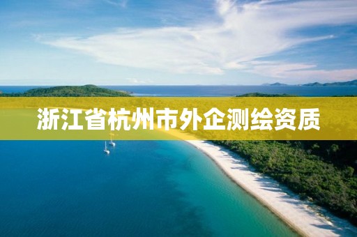 浙江省杭州市外企测绘资质