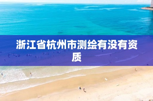 浙江省杭州市测绘有没有资质