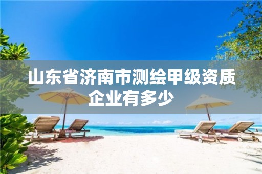 山东省济南市测绘甲级资质企业有多少