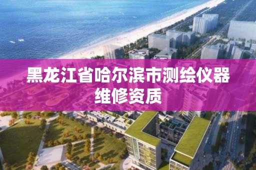 黑龙江省哈尔滨市测绘仪器维修资质