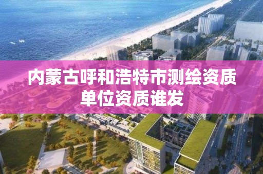 内蒙古呼和浩特市测绘资质单位资质谁发