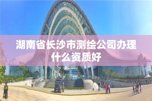 湖南省长沙市测绘公司办理什么资质好