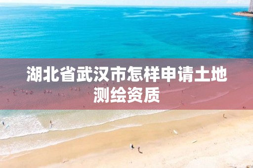 湖北省武汉市怎样申请土地测绘资质