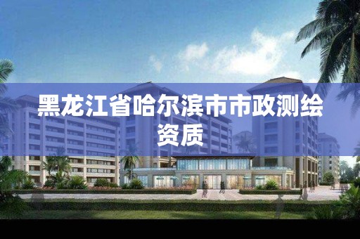 黑龙江省哈尔滨市市政测绘资质