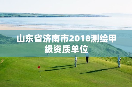 山东省济南市2018测绘甲级资质单位