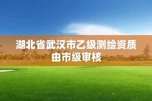 湖北省武汉市乙级测绘资质由市级审核