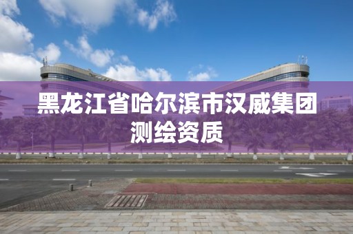 黑龙江省哈尔滨市汉威集团测绘资质