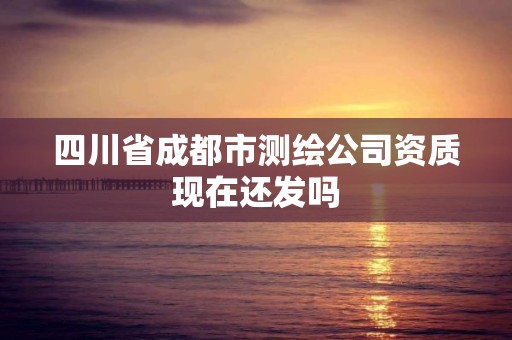 四川省成都市测绘公司资质现在还发吗