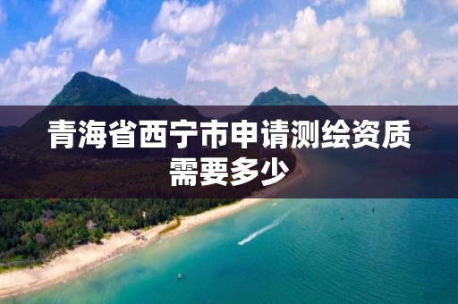 青海省西宁市申请测绘资质需要多少