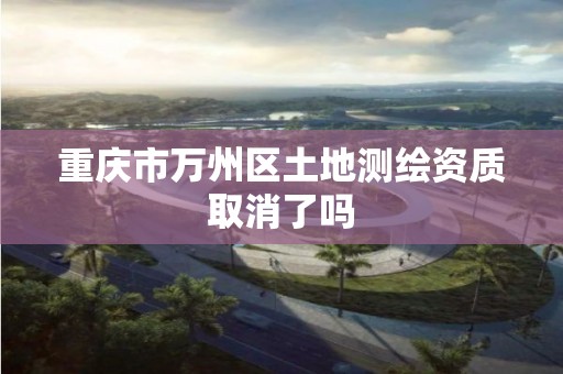 重庆市万州区土地测绘资质取消了吗