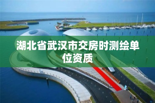 湖北省武汉市交房时测绘单位资质