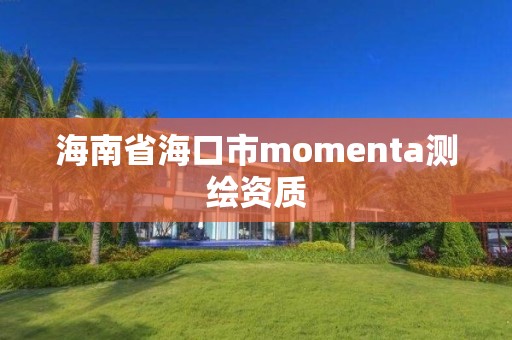 海南省海口市momenta测绘资质