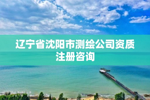 辽宁省沈阳市测绘公司资质注册咨询