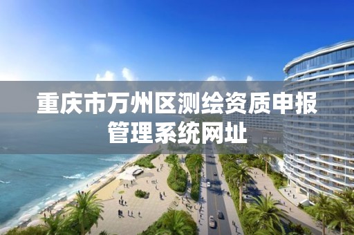 重庆市万州区测绘资质申报管理系统网址