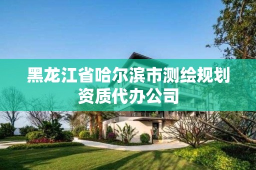 黑龙江省哈尔滨市测绘规划资质代办公司